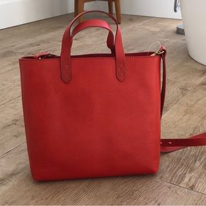 Madewell Zip Top Transport Crossbody in Fresh Chili